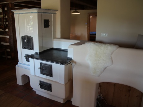 Kuchyňský kachlový sporák 